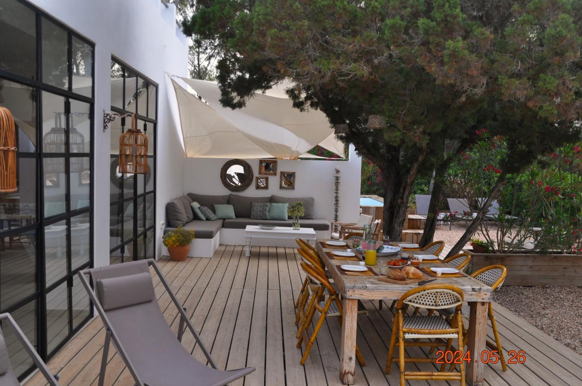 Villa Feliz Lagartija Cala Saona Exterior foto