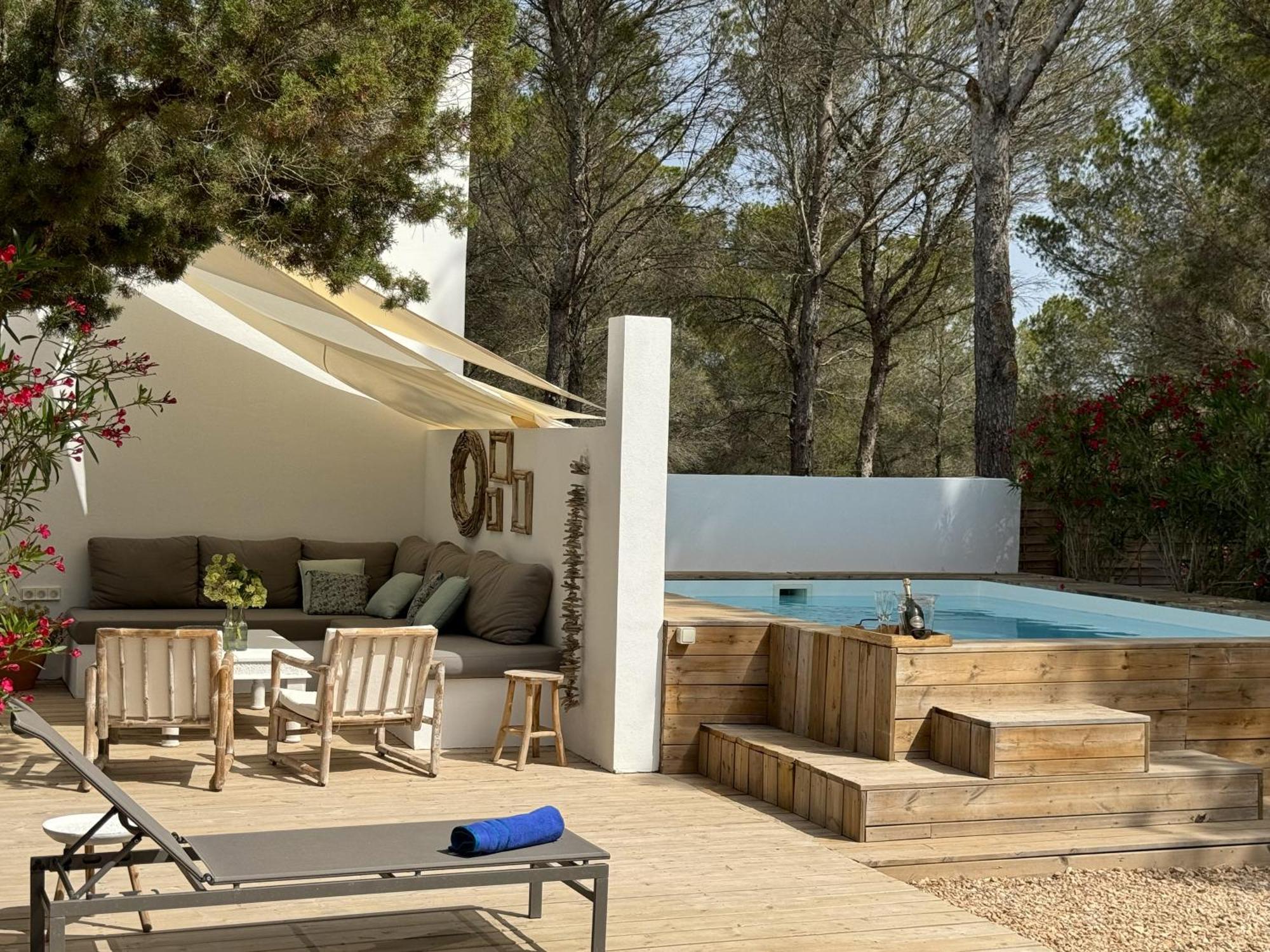 Villa Feliz Lagartija Cala Saona Exterior foto